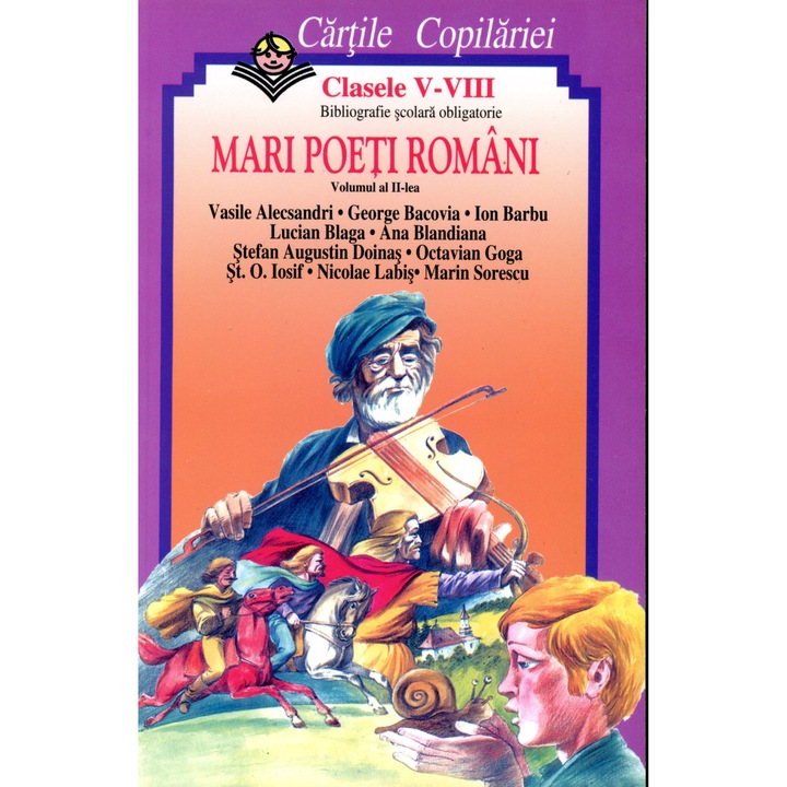 Mari poeti romani - bibliografie scolara clasele V-VIII