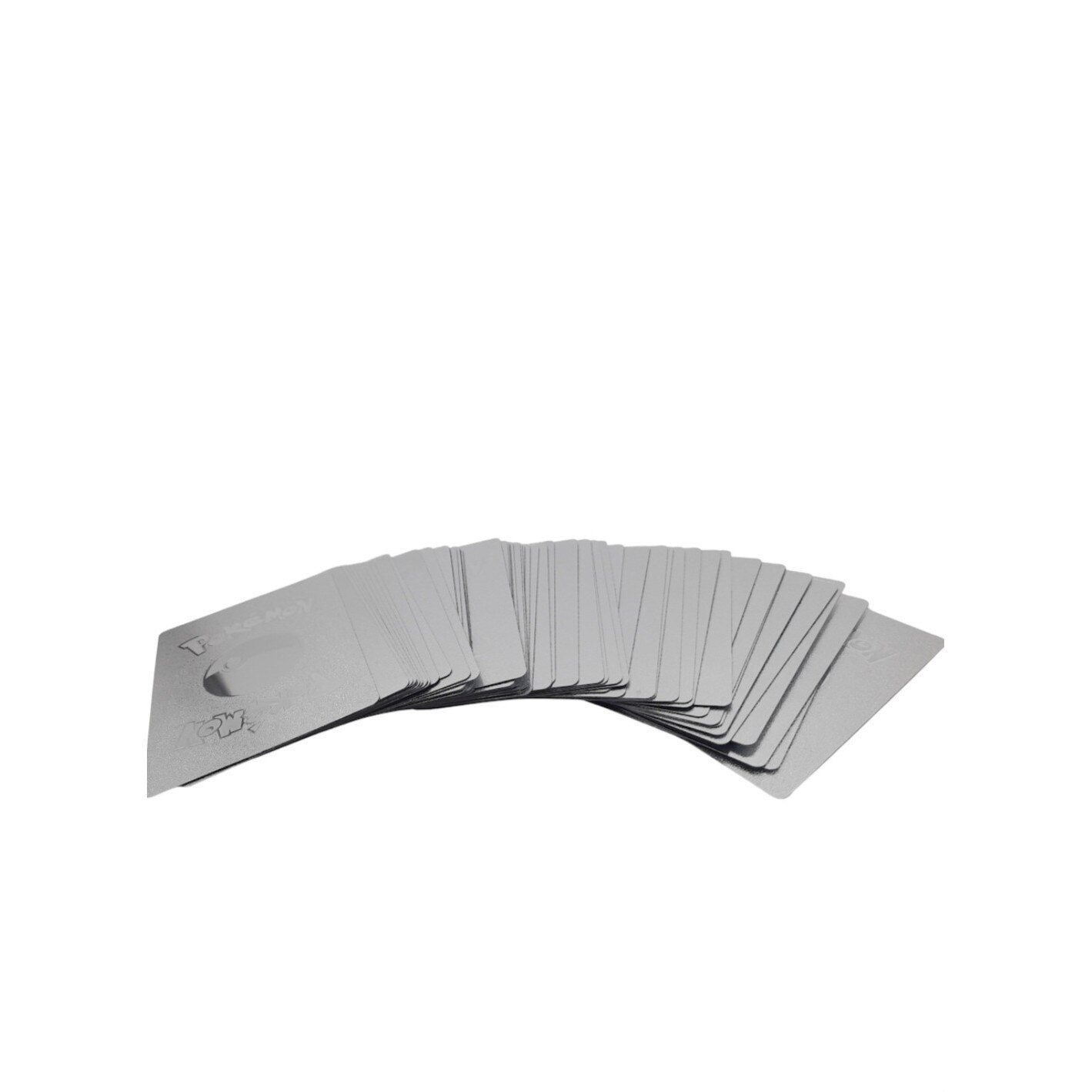 Set cartonase Pokemon Silver, 55 bucati argintii - eMAG.ro