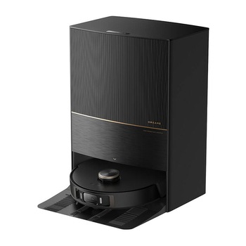 Aspirator robot Dreame L20 Ultra negru, putere de aspirare 7000 Pa, timp de functionare 260 minute, rezervor de apa de 80 ml, rezervor de praf de 300 ml