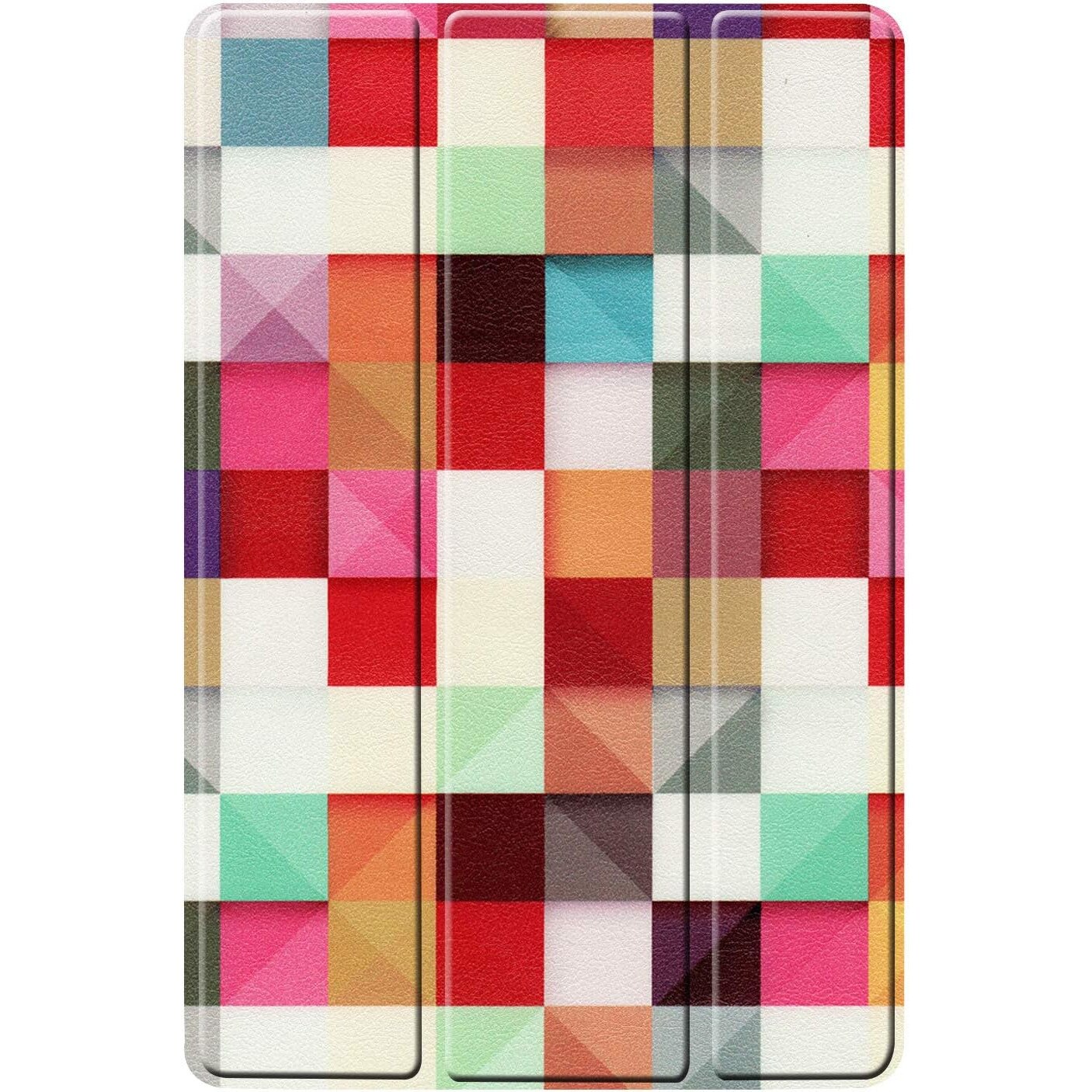 Husa pentru tableta Nokia T20, 10.36inch, Slim, Smart Cover, Trifold, Sigloo, model Mosaic