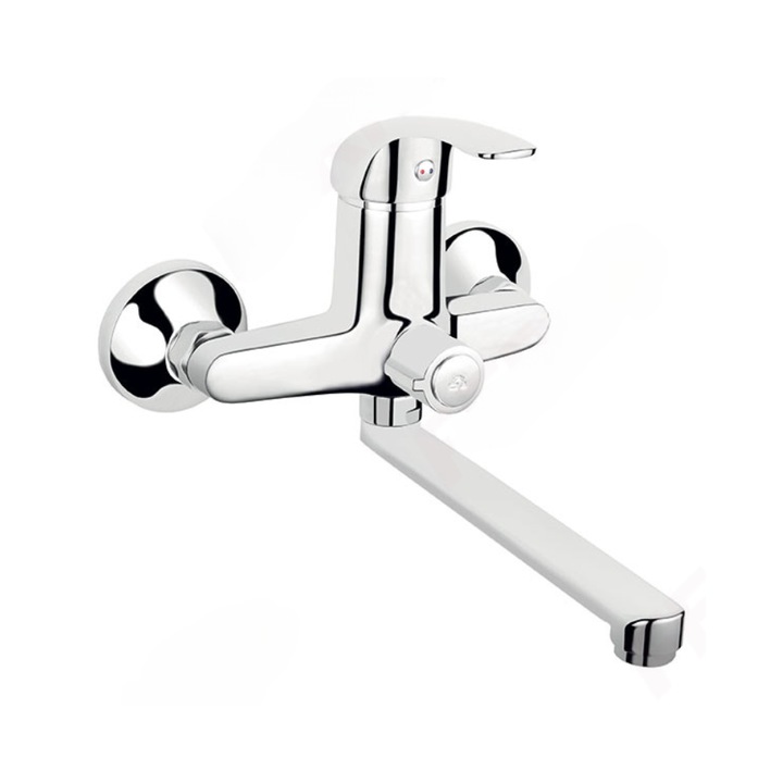 Baterie perete cada-dus cu pipa mobila Vasto