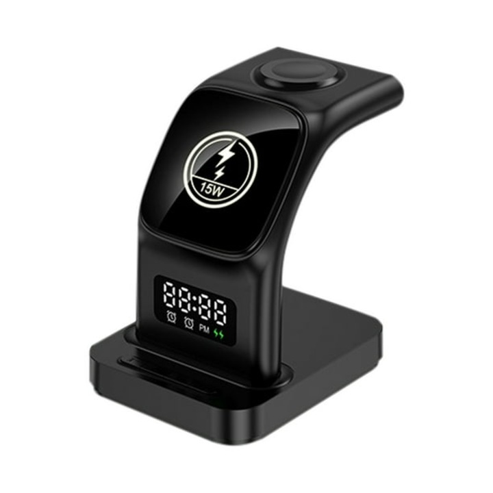 Mágneses vezeték nélküli töltőállomás 5 az 1-ben Xentech Light 15 Watt