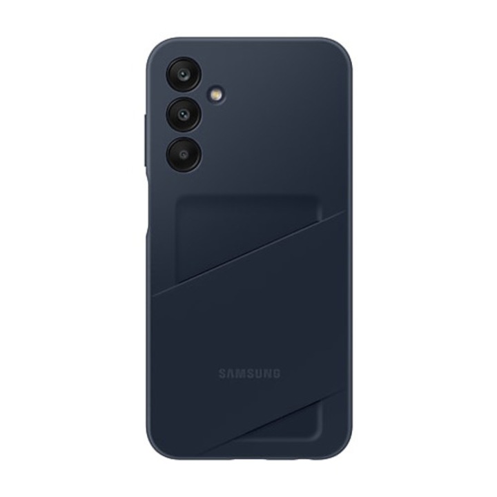 Husa de protectie Samsung Card Slot pentru Galaxy A25 5G, Blue Black