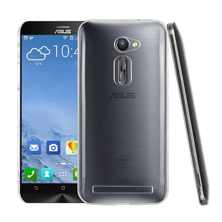 Husa de protectie Asus ZenFone 2 ZE500CL Slim 0.6MM Protectie A+, Transparenta