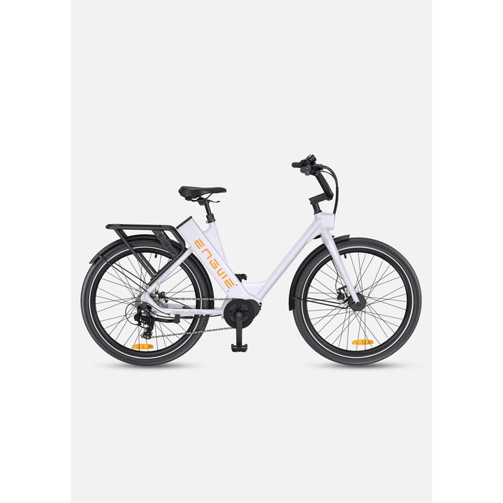 Електрически велосипед Engwe P275 ST, 250W Ananda D18 мотор, батерия Samsung 36V/19.2Ah, 25 км/ч, максимална автономия 260 км, бял
