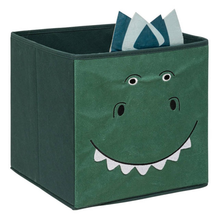 Cutie de jucarii DINO, Verde, 29 x 29 x 29 cm