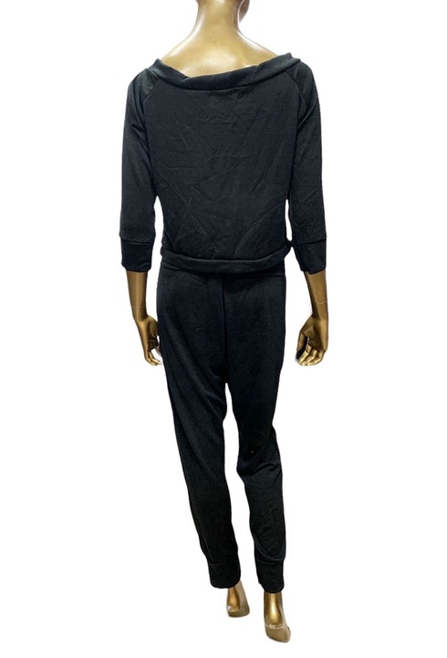 Set Be Jealous pentru femei 1921-24 10-464, bluza si fund, material usor, negru, Negru