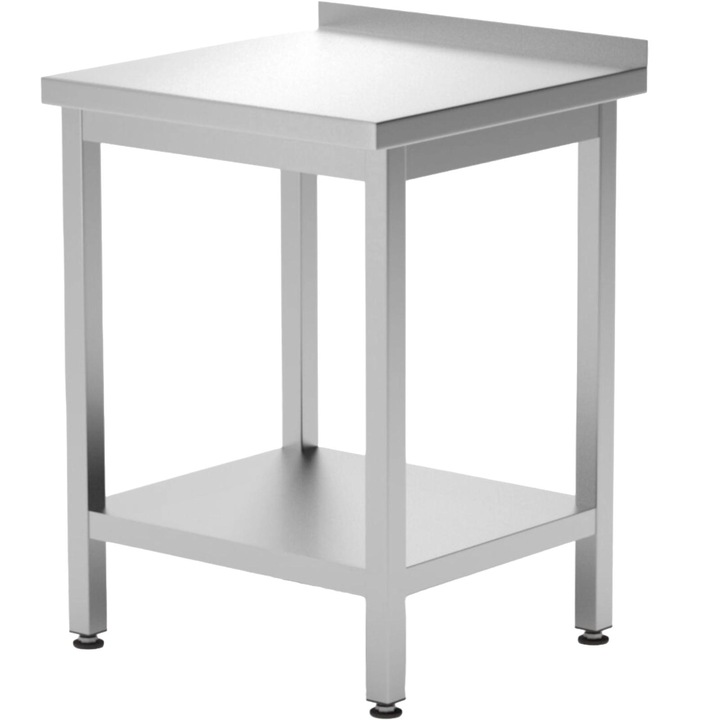 Masa de lucru, Hendi, Inox, 600 x 600 x 850 mm, Argintiu