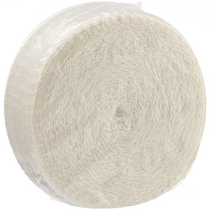 Plasa pentru afumare carne, Hendi, Textil, 125 mm, 48 ochiuri, 50 m, Alb