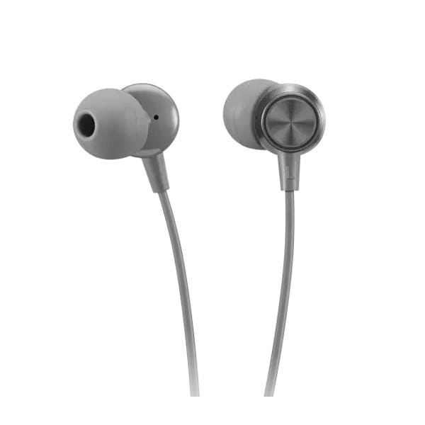 Casti cu fir, Lenovo, USB, 5W, 1.2 m, Gri