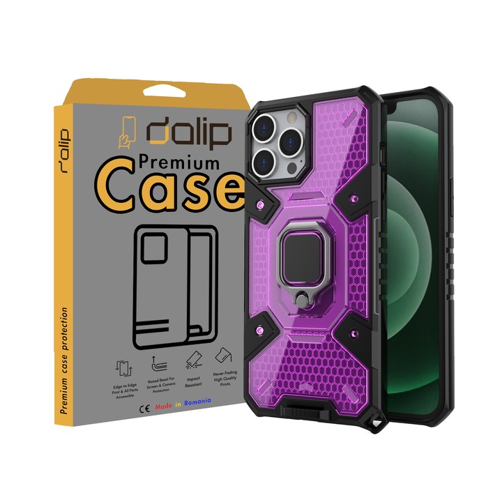 Капак, за Oppo Reno 6 Pro 5G (Snapdragon), Dalip Bee Protection, Premium TPU, лилав