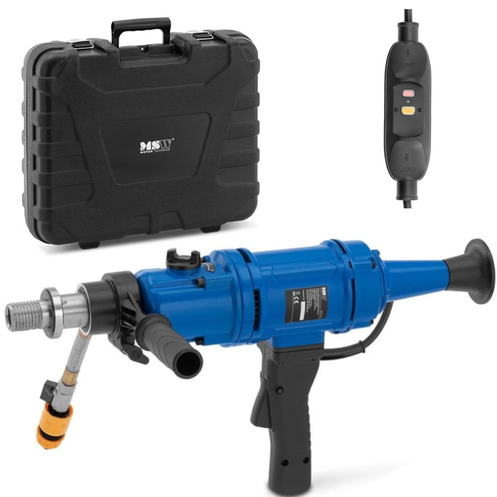 Instalatie de foraj pentru beton, MSW, 2860 rpm, 1800 W, Multicolor
