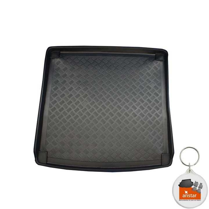 Set tavita portbagaj Aristar Basic Liner pentru Ford Focus III, caroserie Hatchback (roata rezerva ingusta / kit reparatie), an fabricatie 03.2011 - 08.2018 si breloc Aristar