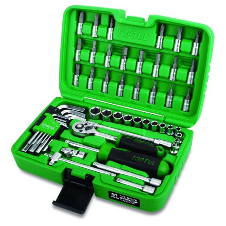 Set de instrumente combinat 51 buc, 1/4 inch/6.3 mm