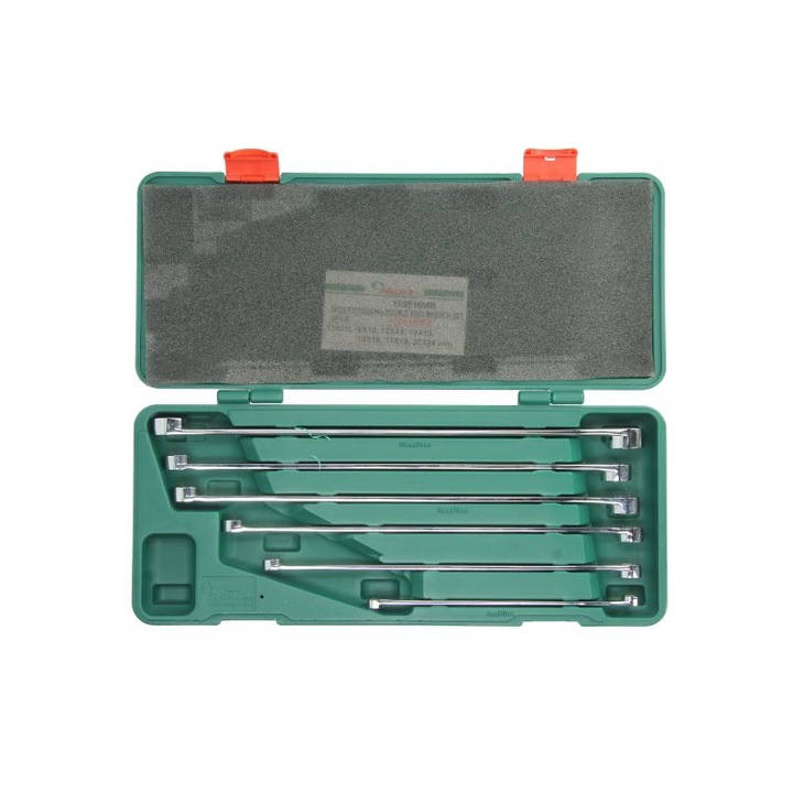 Set 6 chei inelare duble HANS, dimensiuni 8x10mm, 12x14mm, 13x15mm, 16x18mm, 17x19mm, 22x24mm