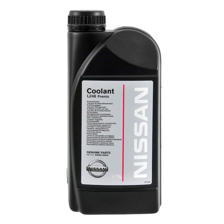 Готов антифриз Nissan L248 Premix, 1 литър, зелен