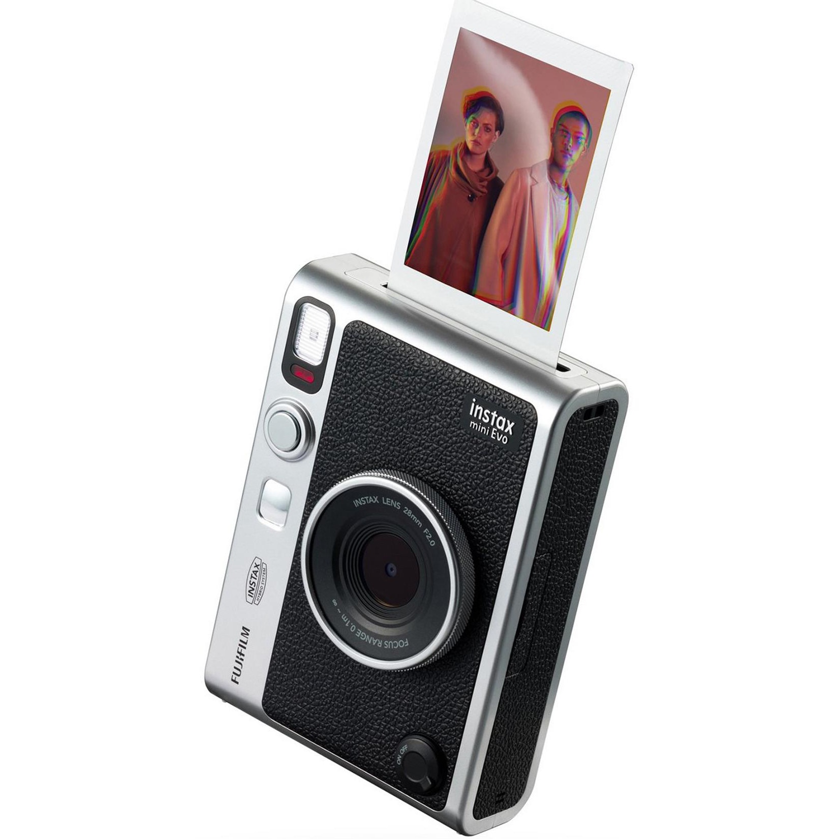 Aparat foto instant Fujifilm Mini Evo Black + Film Mini 2x10
