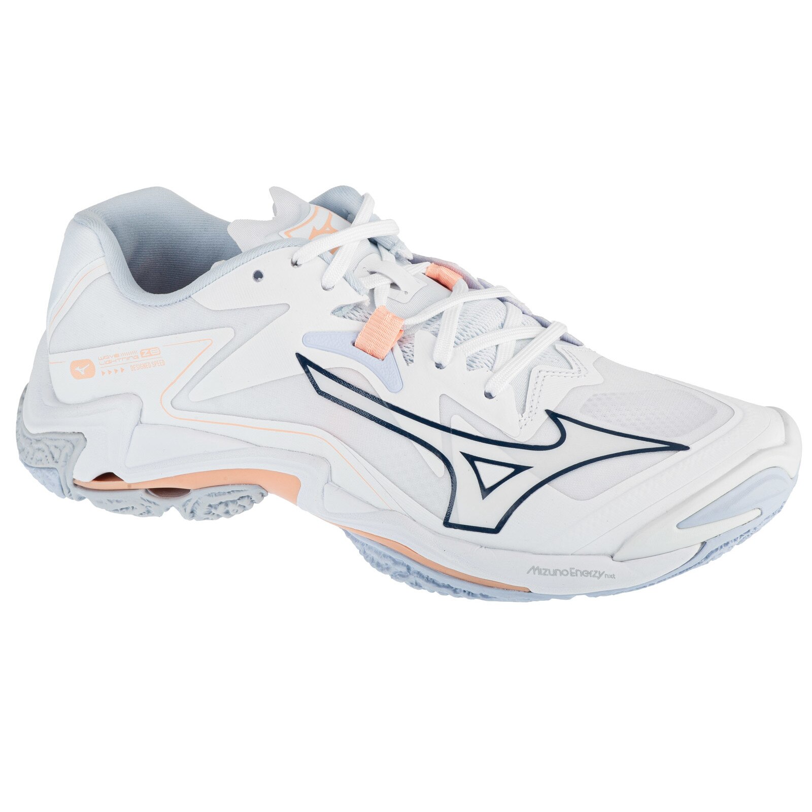 Pantofi sport dama Mizuno Wave Lightning Z8 Mid, alb, sintetic