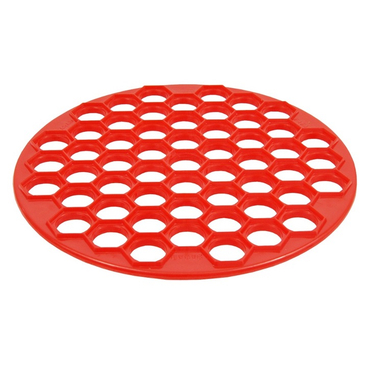 Forma pentru galuste, Plastic, Rosu