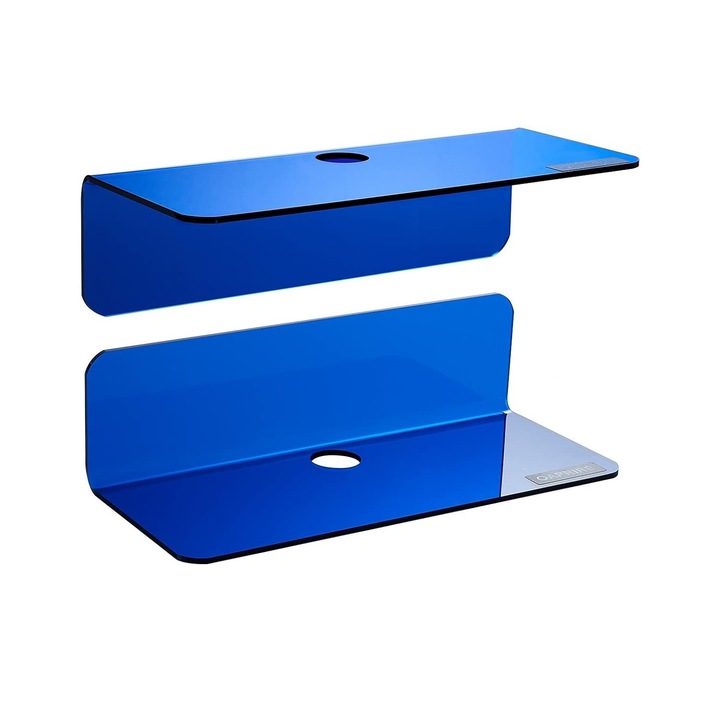 Raft, Oarprire, 2 buc, acril, 23x10 cm, albastru