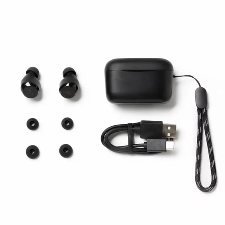 In-Ear vezeték nélküli fülhallgató, mikrofon, A25i, Extra-Bass, IPX5, Bluetooth 5.3 csatlakozás, 9 órás autonómia, tok kábellel, fekete