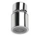 Aerator baterie chiuveta, doua moduri de curgere a apei, economie apa pana la 70 %, crom, 22x 45x27 mm