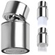 Aerator baterie chiuveta, doua moduri de curgere a apei, economie apa pana la 70 %, crom, 22x 45x27 mm