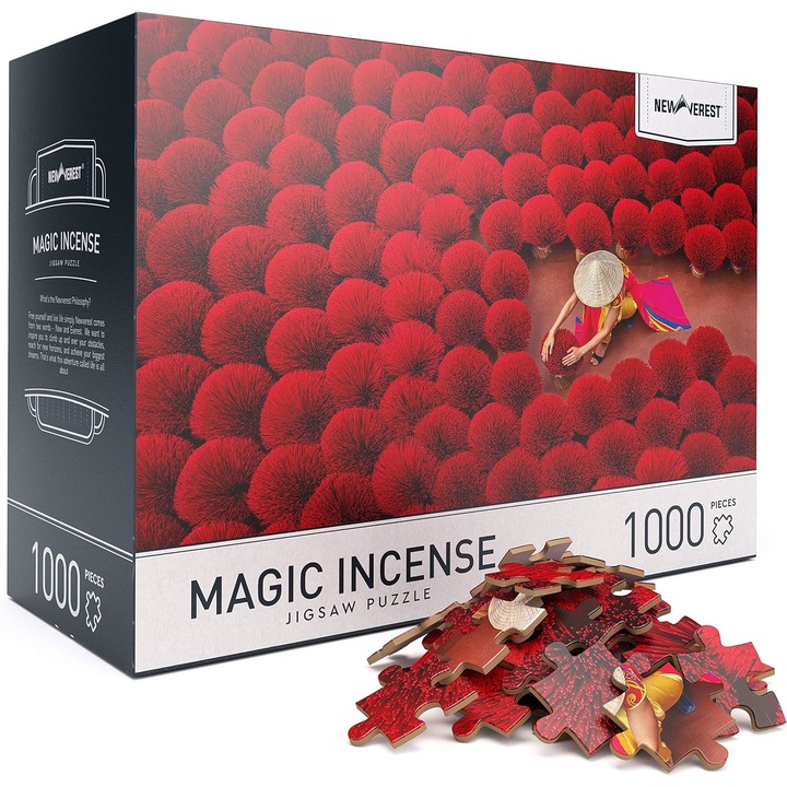 Joc educational Puzzle, Taram magic camp de tamaie, 1000 piese