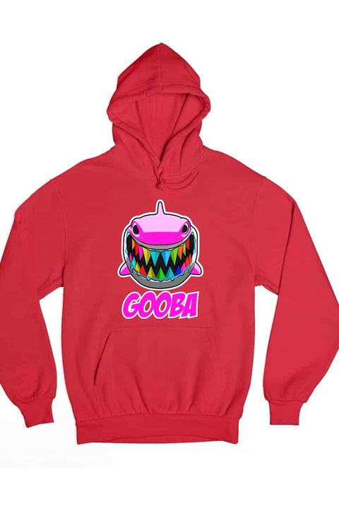 Hanorac 6ix9ine gooba rap, Rosu