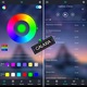 LED szalag 20 méter 5050 RGB GALAXIA®, Ragasztó, Bluetooth, Telefon alkalmazás, Távirányító, Zene mód, Időzítő