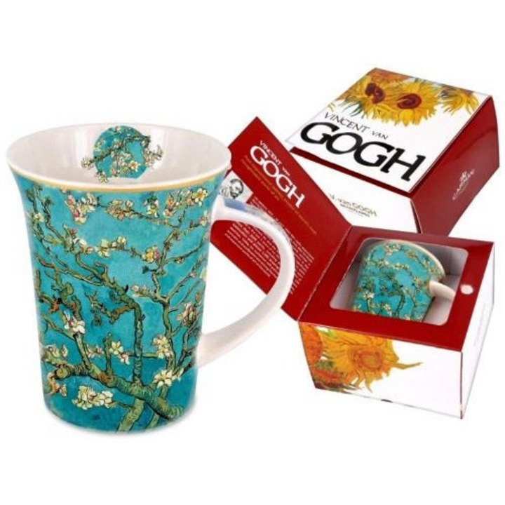 Порцеланова чаша Van Gogh в кутия, 350мл, Van Gogh: Бадемов цвят