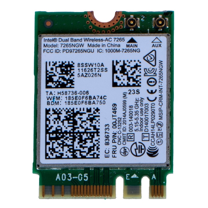 Modul WiFi Lenovo X1 Carbon 3 Yoga 15 14