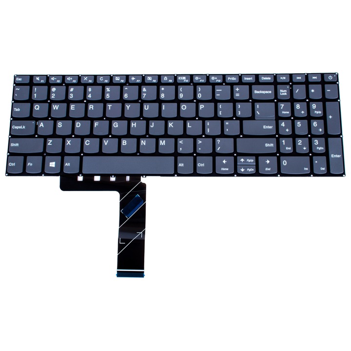 Tastatura laptop, Lenovo, Plastic, Negru, 15 inch