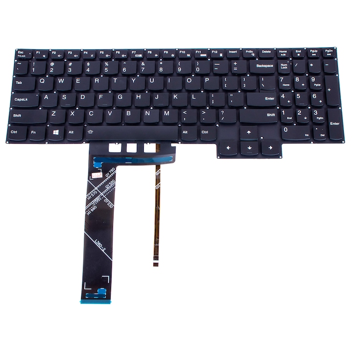 Tastatura Qwerty, Lenovo, Compatibil cu Legion 5 PRO, Negru
