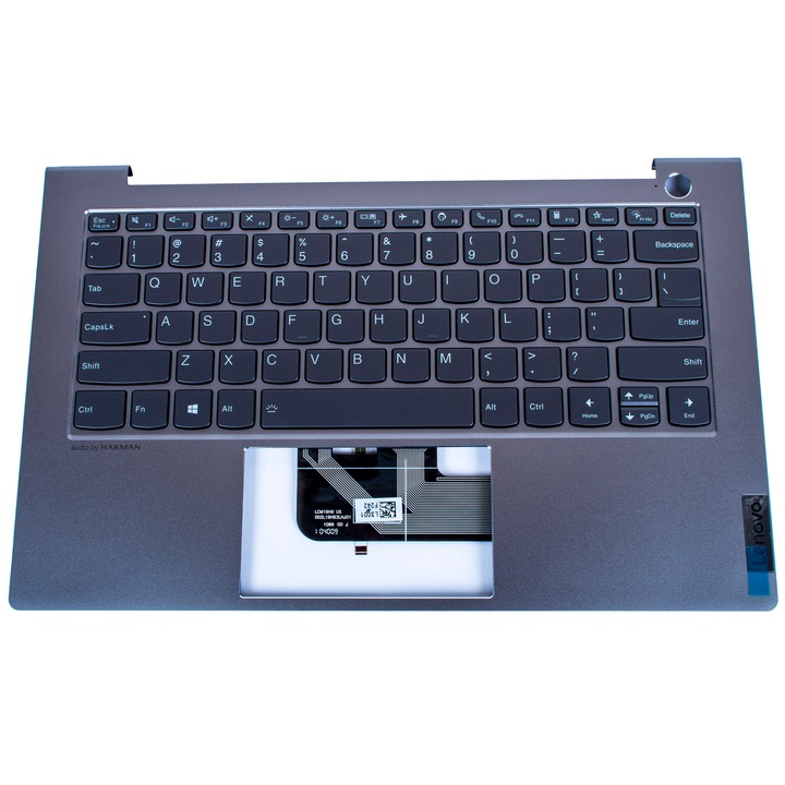 Laptop tok billentyűzettel, Lenovo, Lenovo ThinkBook 14s 2 3 kompatibilis, szürke