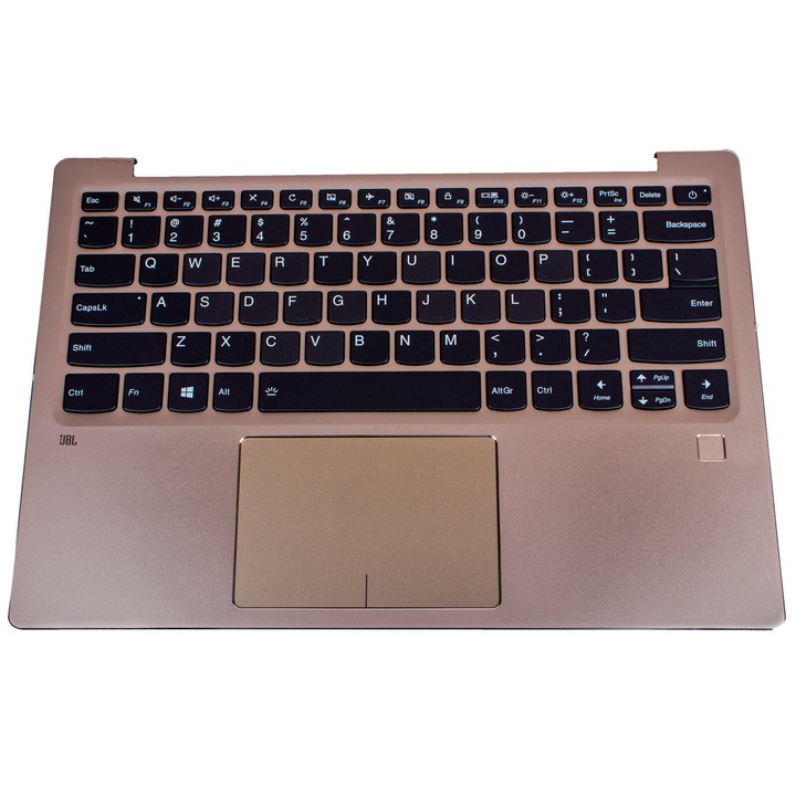 Калъф за лаптоп с клавиатура и тъчпад, Lenovo, Съвместим с Lenovo IdeaPad 720s 13, златен