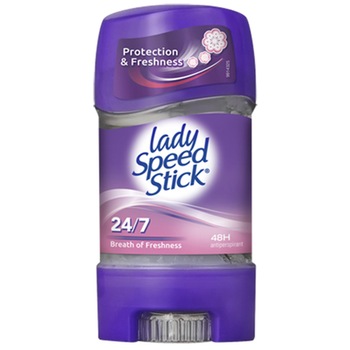 Deodorant gel Lady Speed Stick Breath of Freshness, 65 g Deodorant gel Lady Speed Stick Breath of Freshness, 65 g