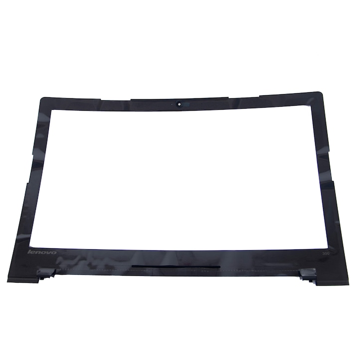 Rama display laptop, Lenovo, pentru IdeaPad 300 15 ISK, Cadru matrice, LCD, Negru