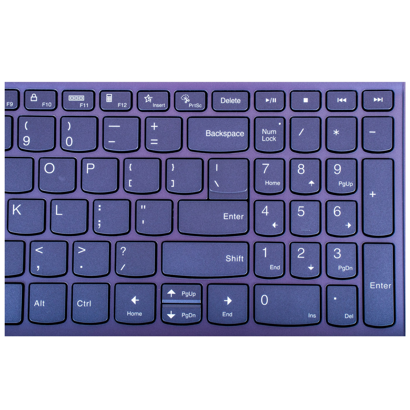 Светеща клавиатура и тъчпад за лаптоп Lenovo IdeaPad, 15", Сребрист ...