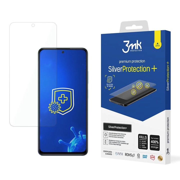 Védőfólia, 3MK, Kompatibilis a Motorola Moto G84 5G készülékkel, Antishock, Antimikrobiális