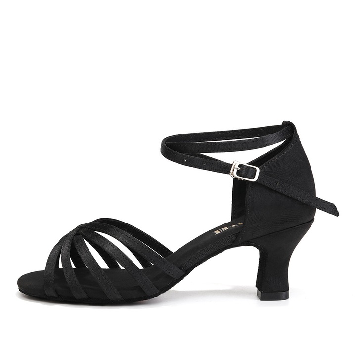 Pantofi sport copii BURTAN pentru dans latino-american, Negru