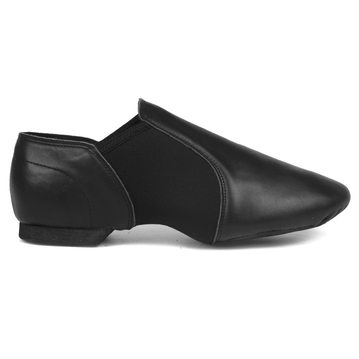 Pantofi dans modern, Burtan, Talpa flexibila, toc, Negru, Negru
