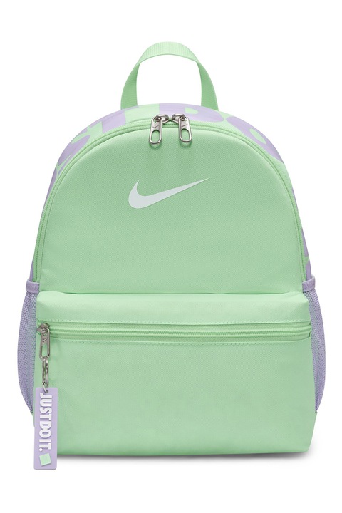 Nike, Rucsac cu imprimeu logo Brasilia - 11L, Verde, Gri