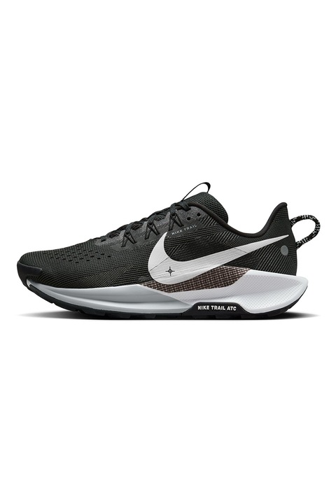 Nike, Pantofi pentru alergare ReactX Pegasus Trail 5, Alb/Negru