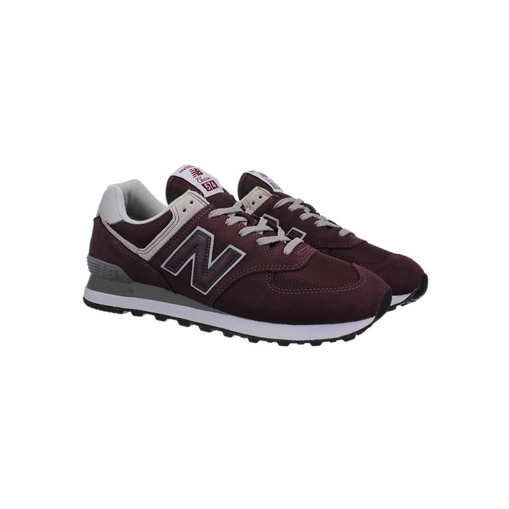 New Balance, Спортни обувки 574 с велур, Бордо