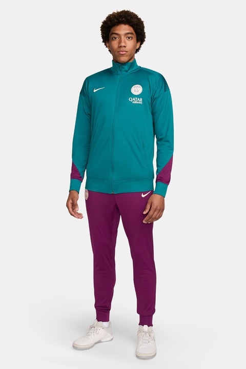 Nike, Футболен екип PSG с лого и контраст, Бордо/Персийско зелено