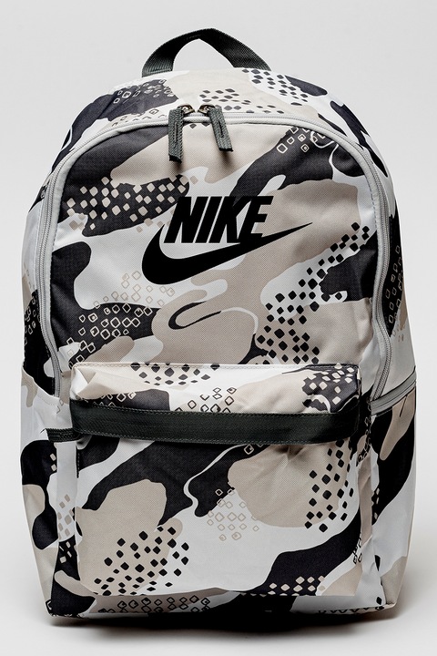 Nike, Rucsac cu model Heritage -25L, Gri, Alb