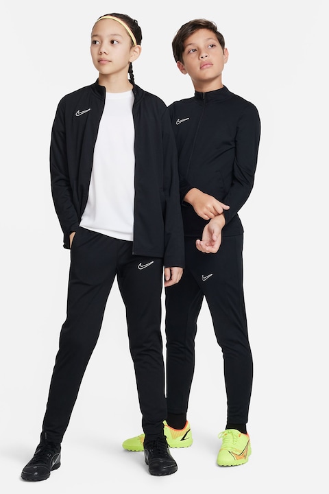 Nike, Футболен екип с Dri-FIT и скосени джобове, Черен