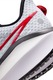 Nike, Vomero 17 párnázott textil futócipő, Piros, Fehér, Fekete, 8