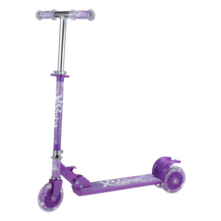 Lila lila alumínium robogó LED-del